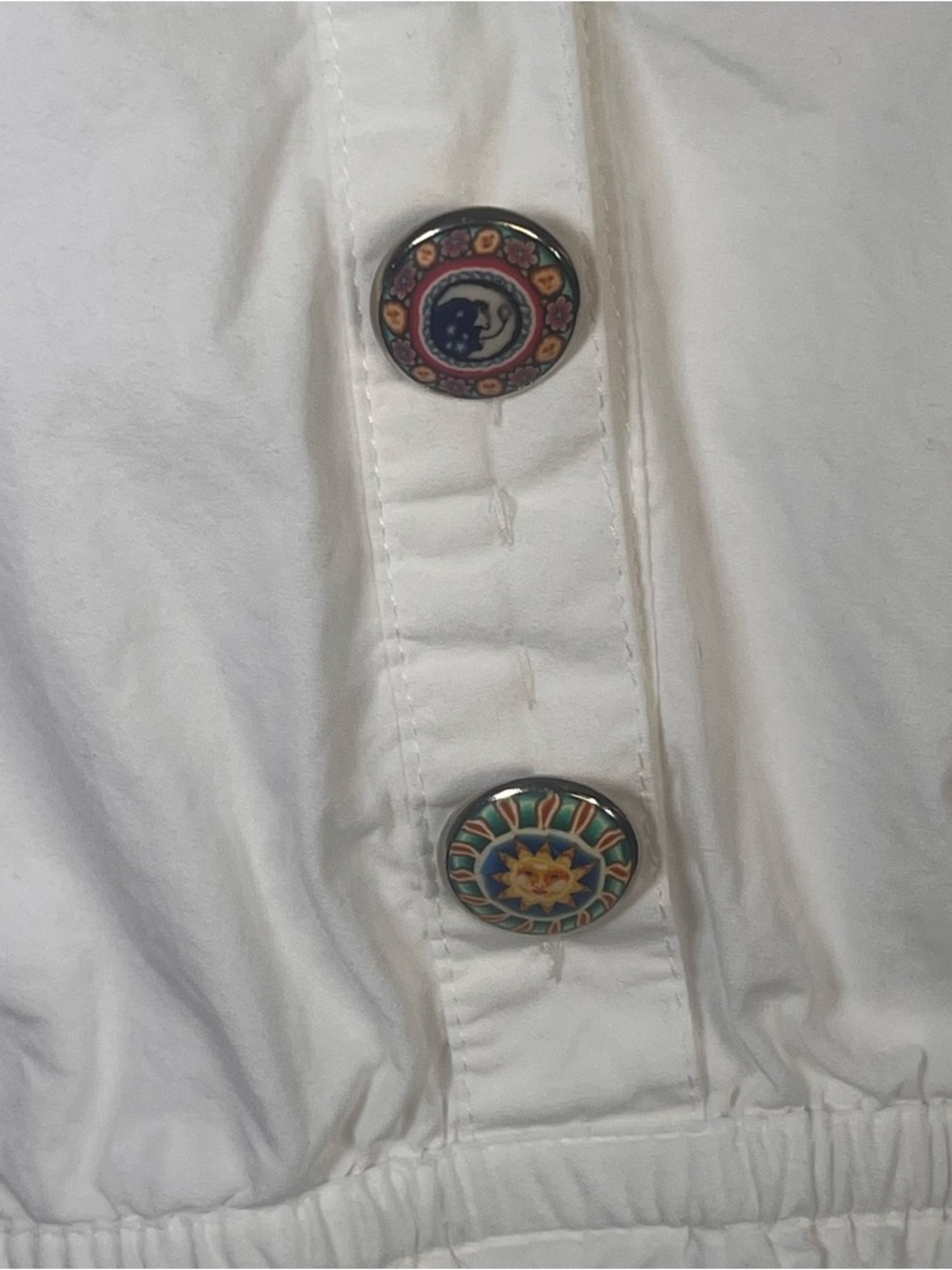 Quince White Short Puff-Sleeve Mini Dress - Picture 6 of 11